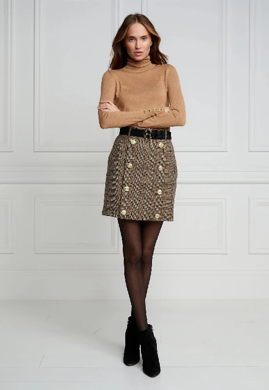 Knightsbridge Skirt - Bourbon Tweed