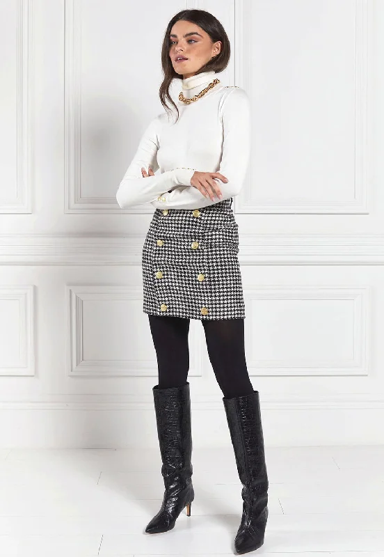 Knightsbridge Skirt - Houndstooth