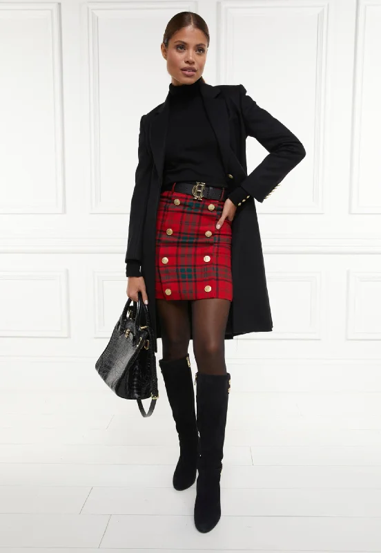 Knightsbridge Skirt - Red Tartan