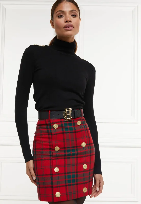 Knightsbridge Skirt - Red Tartan