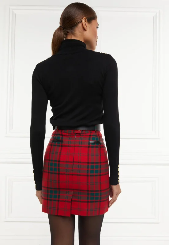 Knightsbridge Skirt - Red Tartan