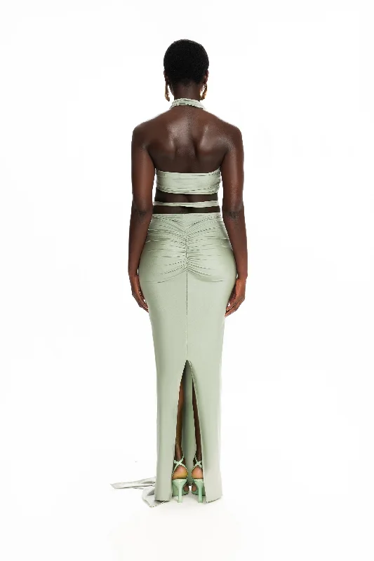 Kesh Maxi Skirt - Soft Mint