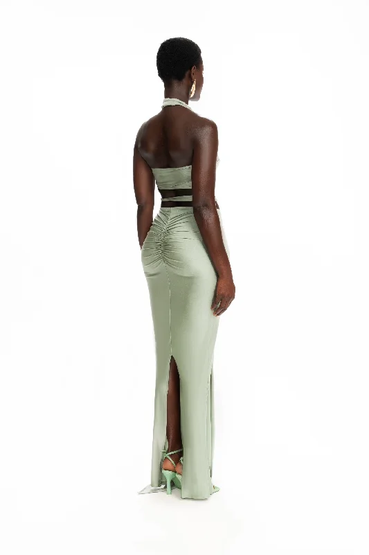 Kesh Maxi Skirt - Soft Mint