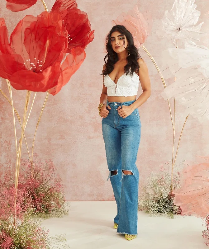 Ava Wide Leg High Waist Jeans