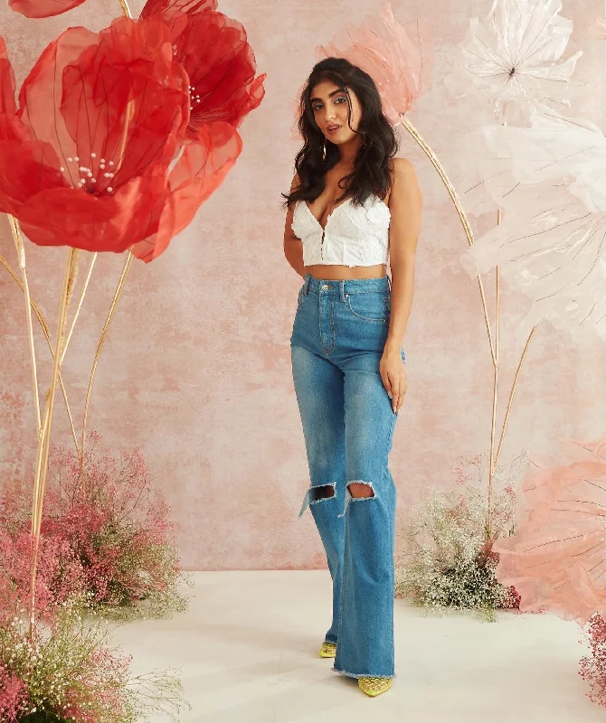 Ava Wide Leg High Waist Jeans