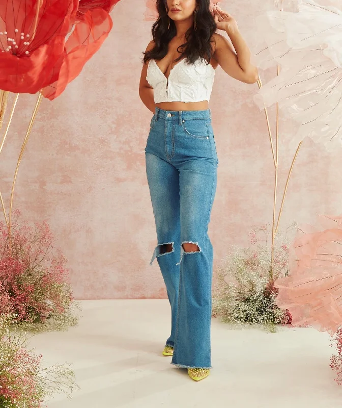 Ava Wide Leg High Waist Jeans