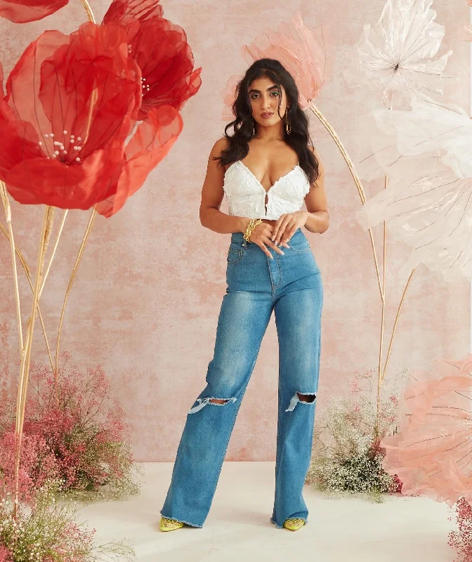 Ava Wide Leg High Waist Jeans