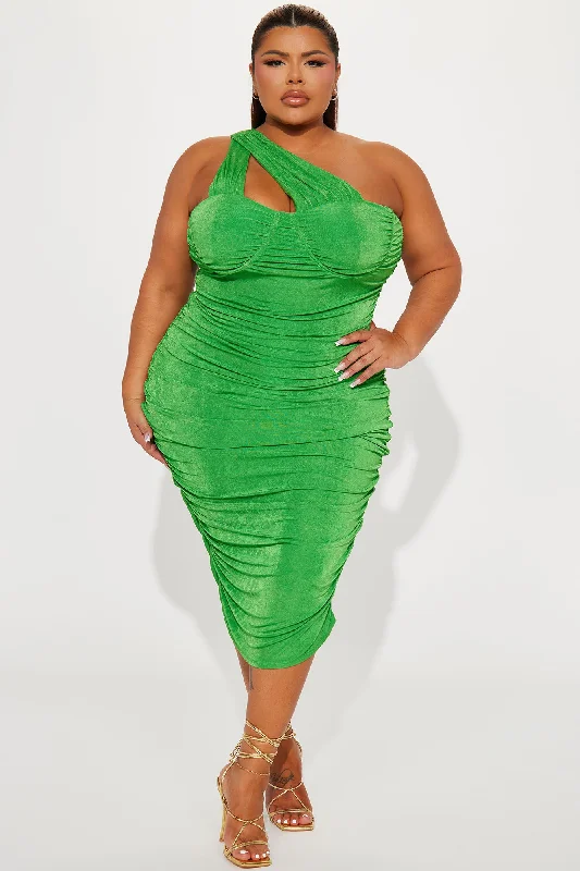 Fern Midi Dress - Green