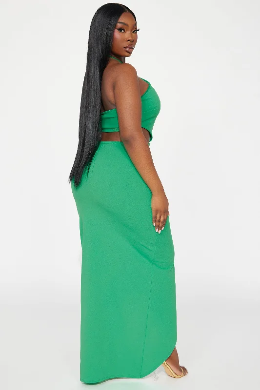 Sweetest Thing Maxi Dress - Aqua