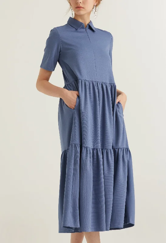 Two Tiered Midi Dress