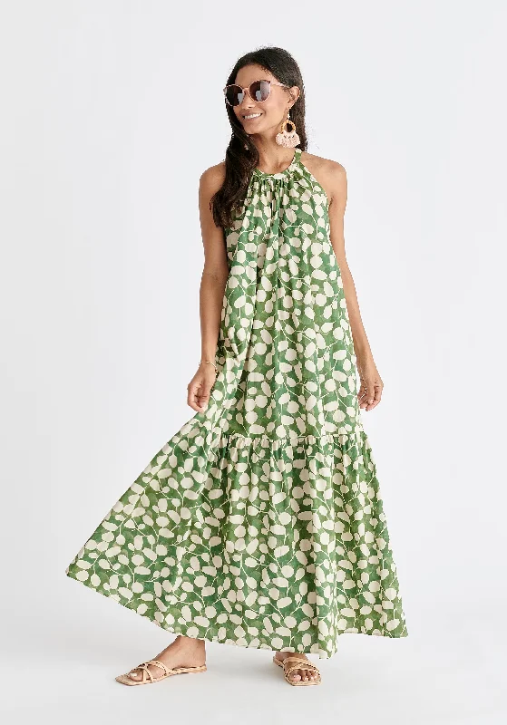 Halterneck Maxi Dress